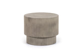Modrest Gruver Modern Grey Concrete End Table Model VGGR-674650-GRY
